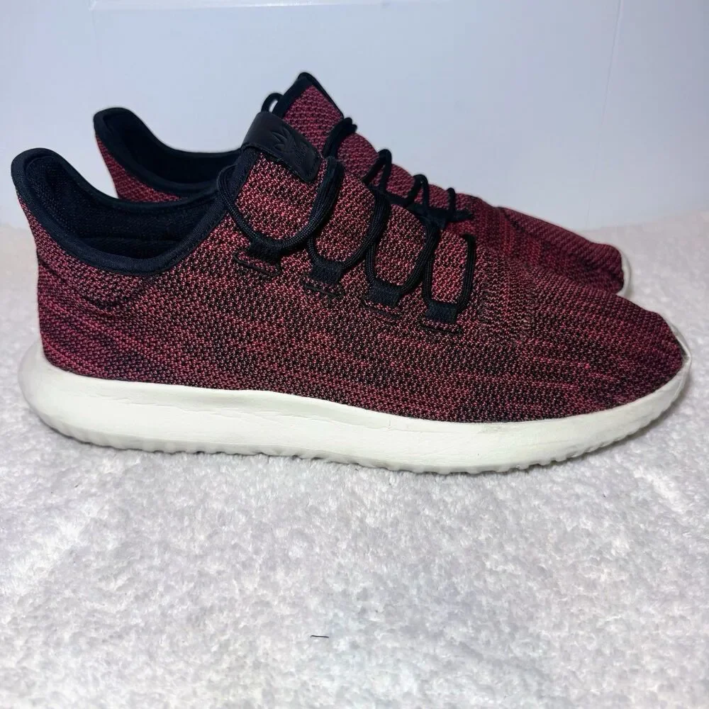 Adidas Tubular Shadow CK Core Black-Trace Scarlet-Chalk White Men's Size 13